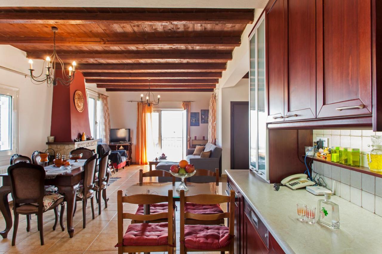 Panorama Traditional House With Private Pool Rodhiá Exterior foto